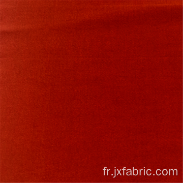 Tissus mixtes de polyester bengaleine LT rouge brique et spandex